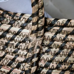 House Doctor Aufbewahrung|Aufbewahrung|Aufbewahrungskorb, HDDistra, Schwarz / Natürlich