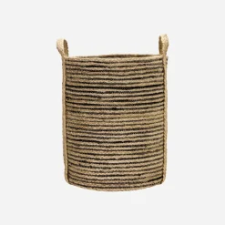 House Doctor Aufbewahrung|Aufbewahrung|Aufbewahrungskorb, HDDungi, Schwarz;Natur