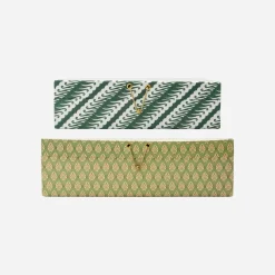 House Doctor Aufbewahrung|Aufbewahrungsschachteln, HDKeep, Khaki;Grün