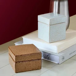 House Doctor Aufbewahrung|Aufbewahrung|Aufbewahrungsschachteln, HDTreasure, Braun;Hellblau