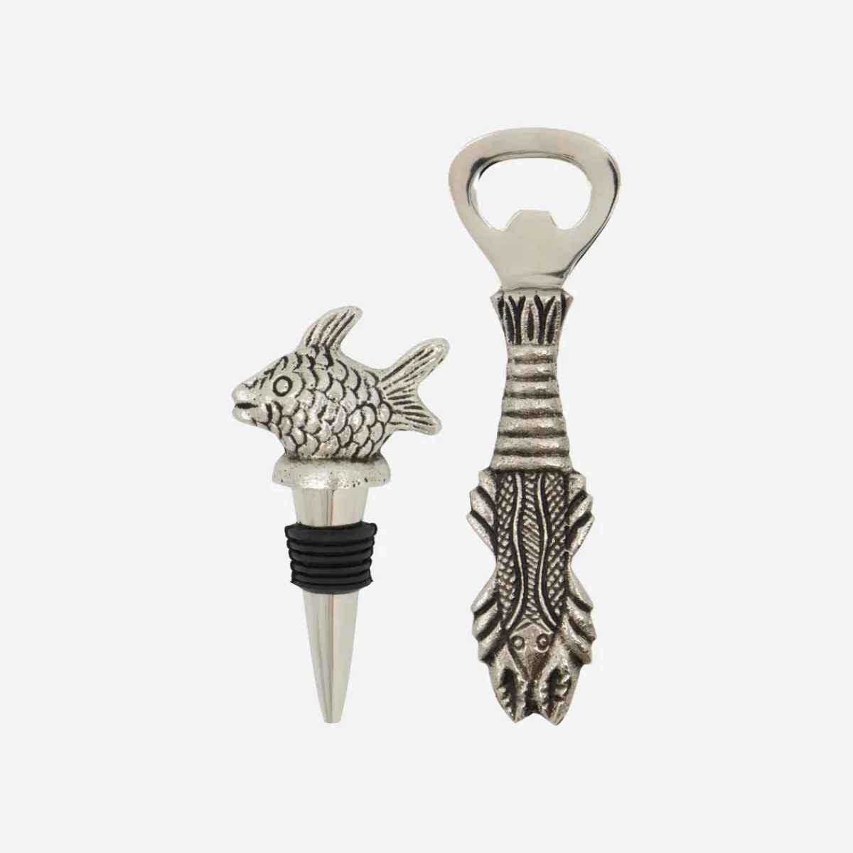 House Doctor Cocktailzubehör|Cocktailzubehör|Bar-Zubehör, HDFish, Antik-Silber