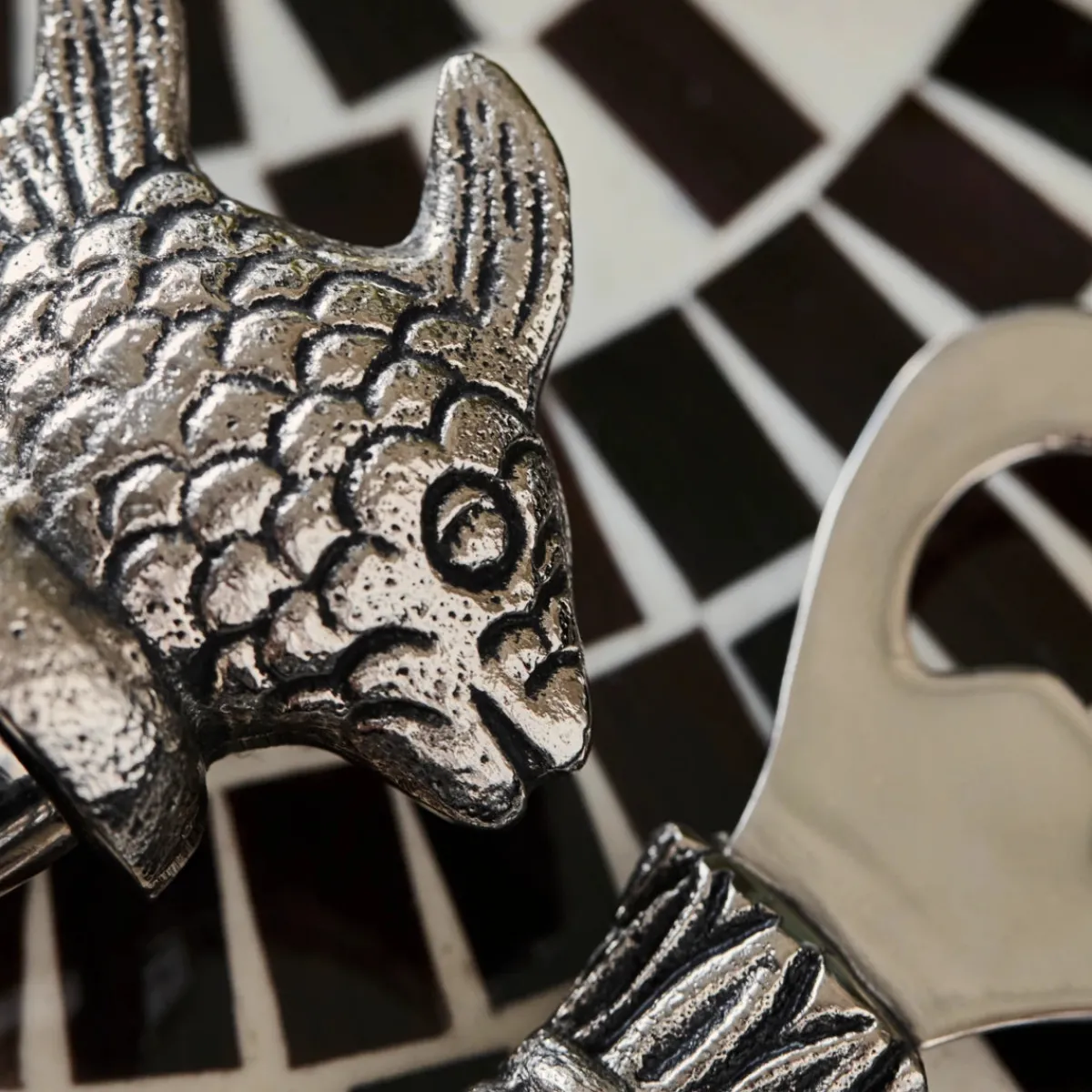 House Doctor Cocktailzubehör|Cocktailzubehör|Bar-Zubehör, HDFish, Antik-Silber