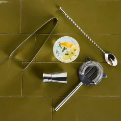 House Doctor Cocktailzubehör|Cocktailzubehör|Bar-Zubehör, HDKett, Silber-Finish