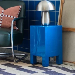 House Doctor Beistelltische Und Nachttische|Beistelltische Und Nachttische|Beistelltisch, HDBrick, Blau