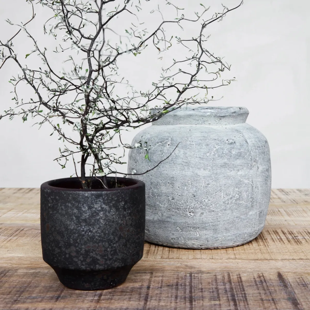 House Doctor Heimdekor|Blumentöpfe Und Übertöpfe|Blumenkasten, Rustik, Beton