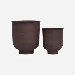 House Doctor Blumentöpfe|Blumentöpfe|Blumenkasten, Vig, Verbranntes Henna