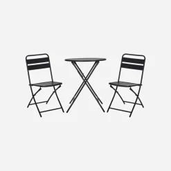 House Doctor Gartenmöbel|Gartenmöbel|Cafe set, HDHelo, Black