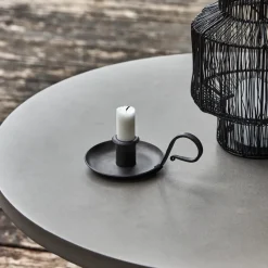 House Doctor Heimdekor|Teelichthalter Und Kerzenständer|Candle holder, HDGrab, Black