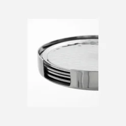 House Doctor Cocktailzubehör|Cocktailzubehör|Coasters, HDCoaster, Silber-Finish