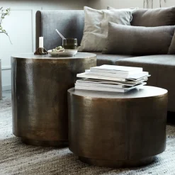 House Doctor Beistelltische Und Nachttische|Beistelltische Und Nachttische|Couchtisch, Rota, Antikes Messing