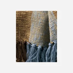 House Doctor Heimtextilien|Decken Und Tagesdecken|Decke, HDPonra, Braun;Hellblau