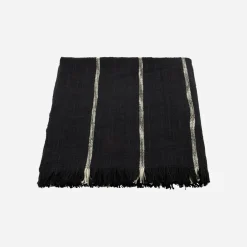 House Doctor Heimtextilien|Decken Und Tagesdecken|Decke, HDTuur, Schwarz/Off-Weiß