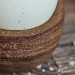 House Doctor Geschirr|Geschirr|Eierbecher, HDWood, Natur