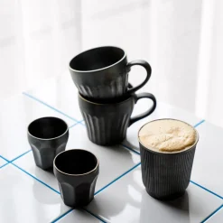 House Doctor Geschirr|Geschirr|Espressobecher, Berica, Schwarz