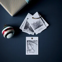 House Doctor Christmas Giftwrapping|Geschenkanhänger, HDWinter, Weiß