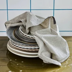 House Doctor Küchentextilien|Küchentextilien|Geschirrhandtücher, HDCook, Dunkelgrau