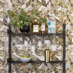 House Doctor Bücherschränke Und Regale|Bücherschränke Und Regale|Glass rack, HDFari, Schwarz