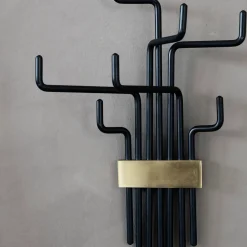 House Doctor Aufbewahrung|Aufbewahrung|Haken, Pipes, Schwarz