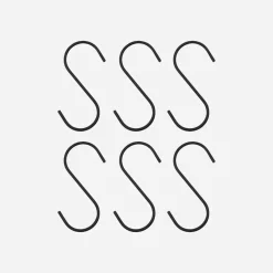 House Doctor Aufbewahrung|Aufbewahrung|Haken, Snap, Schwarz