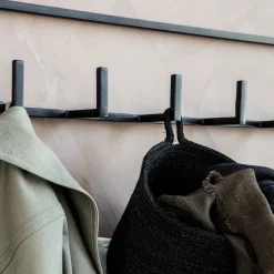 House Doctor Aufbewahrung|Aufbewahrung|Hakenleiste, Rack, Schwarz