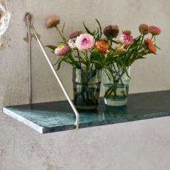 House Doctor Bücherschränke Und Regale|Bücherschränke Und Regale|Halterungen, HDApart, gebürstetes Silber