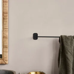 House Doctor Badezimmeraccessoires|Aufbewahrung Im Badezimmer|Handtuchhalter, Pati, Schwarz