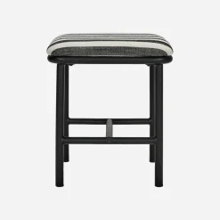 House Doctor Hocker Und Barhocker|Hocker Und Barhocker|Hocker, HDToda, Schwarz/Off-Weiß