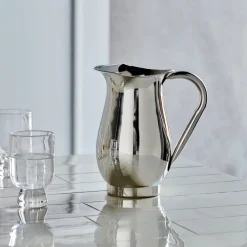 House Doctor Geschirr|Geschirr|Kanne, HDJug, Silber-Finish