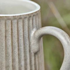 House Doctor Geschirr|Geschirr|Kanne, HDPleat, Grau/braun