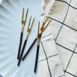 House Doctor Geschirr|Geschirr|Küchenutensilien, HDFork, Antikes Messing