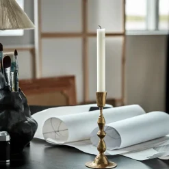 House Doctor Heimdekor|Teelichthalter Und Kerzenständer|Kerzenständer, HDDon, Antik-Gold