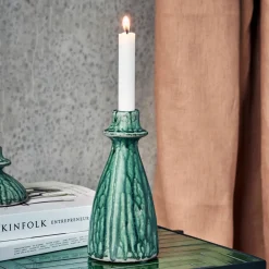 House Doctor Heimdekor|Teelichthalter Und Kerzenständer|Kerzenständer, HDKulu, Grün