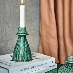 House Doctor Heimdekor|Teelichthalter Und Kerzenständer|Kerzenständer, HDKulu, Grün