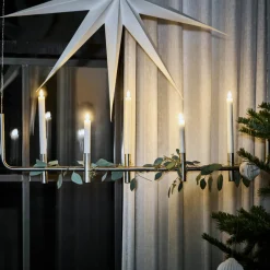 House Doctor Christmas Candle Holders|Kerzenständer, HDMaxi, Antik-Silber