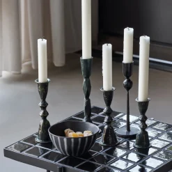 House Doctor Heimdekor|Teelichthalter Und Kerzenständer|Kerzenständer, HDMero, Schwarz