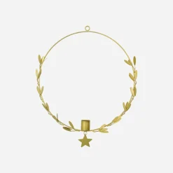 House Doctor Christmas Candle Holders|Kerzenständer, HDMistel, Messing-finish