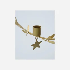 House Doctor Christmas Candle Holders|Kerzenständer, HDMistel, Messing-finish