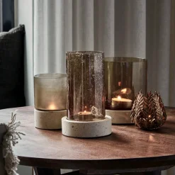 House Doctor Heimdekor|Teelichthalter Und Kerzenständer|Kerzenständer, HDRivo, Braun