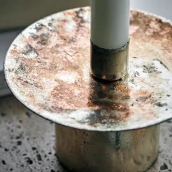 House Doctor Heimdekor|Teelichthalter Und Kerzenständer|Kerzenständer, HDSimb, Antik-Metall