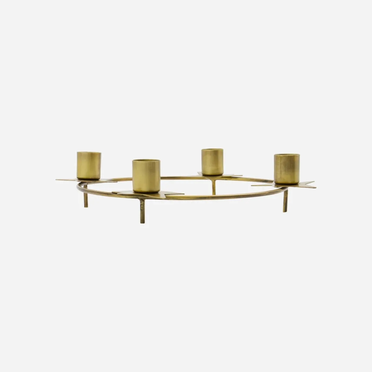 House Doctor Christmas Candle Holders|Kerzenständer, HDStage, Antikes Messing-Finish