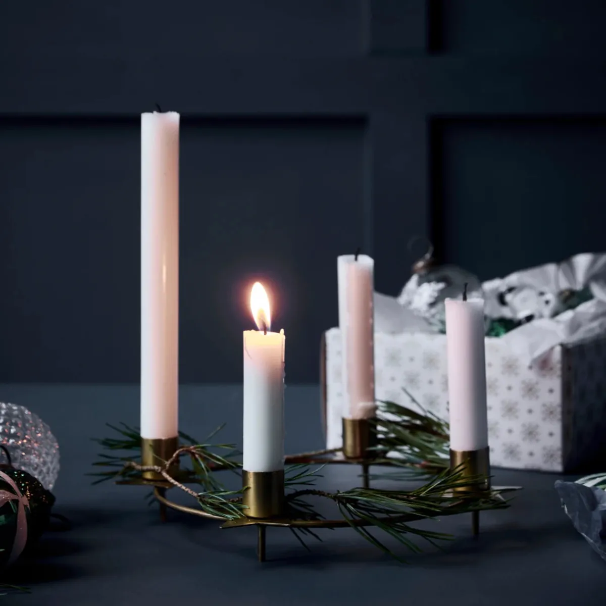 House Doctor Christmas Candle Holders|Kerzenständer, HDStage, Antikes Messing-Finish