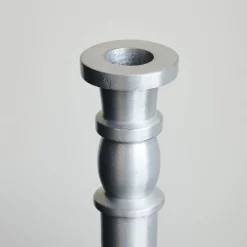 House Doctor Heimdekor|Teelichthalter Und Kerzenständer|Kerzenständer, Jersey, Silber oxidiert