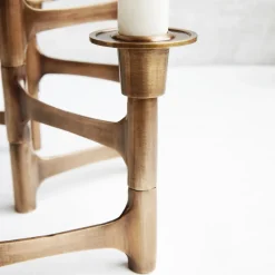 House Doctor Heimdekor|Teelichthalter Und Kerzenständer|Kerzenständer mit 6 Armen, Move, Messing