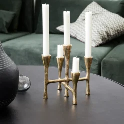 House Doctor Heimdekor|Teelichthalter Und Kerzenständer|Kerzenständer, Tristy, Messing-finish