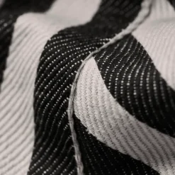 House Doctor Heimtextilien|Kissenbezüge|Kissenbezug, HDAzy, Schwarz;Off-White