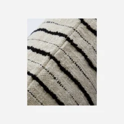 House Doctor Heimtextilien|Kissenbezüge|Kissenbezug, HDLines, Schwarz;Off-White