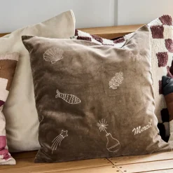 House Doctor Heimtextilien|Kissenbezüge|Kissenbezug, HDPlay, Braun