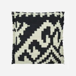 House Doctor Heimtextilien|Kissenbezüge|Kissenbezug, HDWulo, Schwarz/Off-Weiß