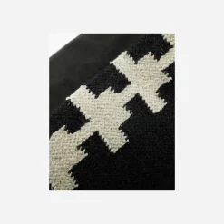 House Doctor Heimtextilien|Kissenbezüge|Kissenbezug, HDWulo, Schwarz/Off-Weiß