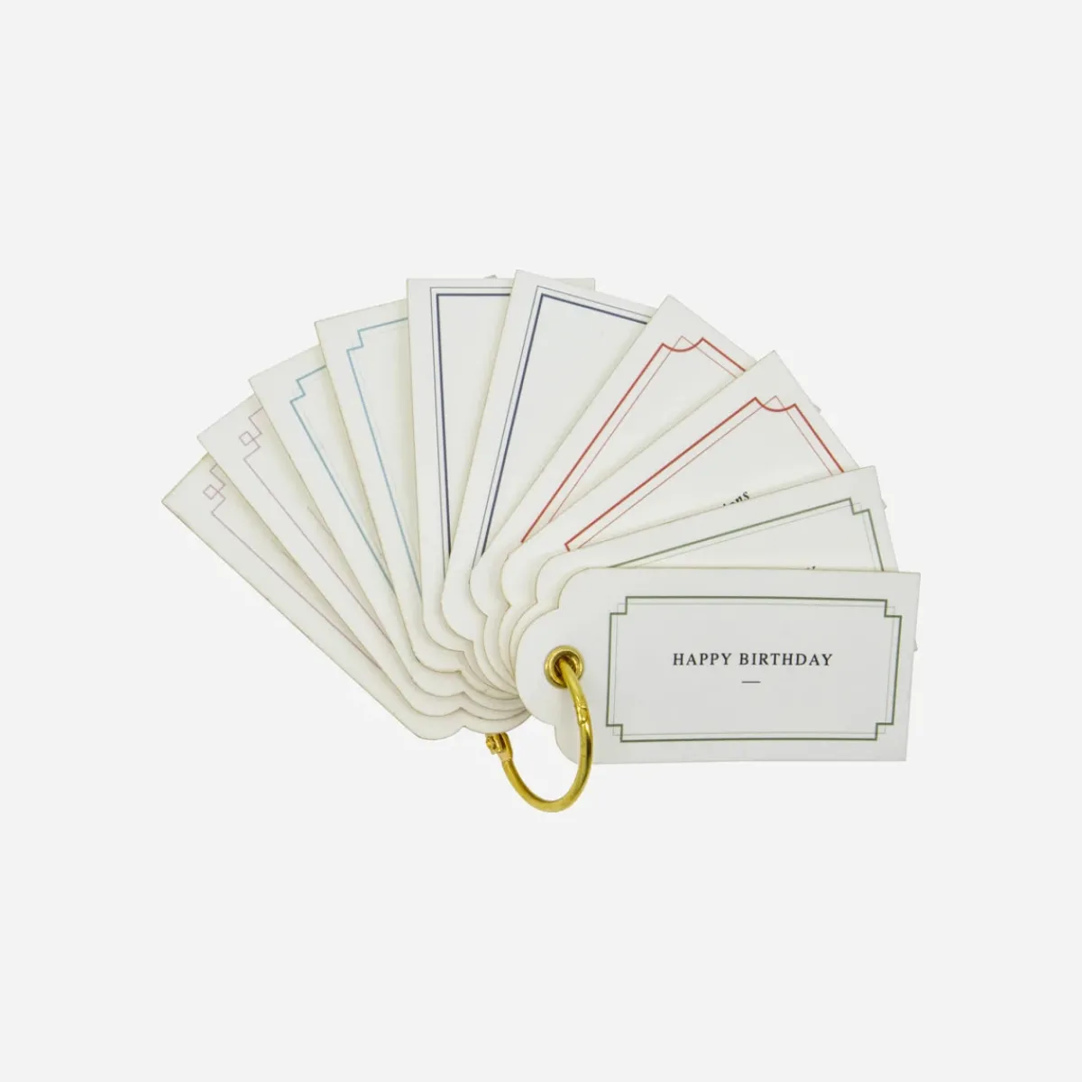 House Doctor Bürobedarf|Kleine Tags, HDNila, Blau;Rot;Senfgelb;Grün;Dunkelblau